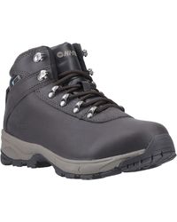 Hi-Tec - Eurotrek Lite Waterproof Faux Leather Dark Chocolate Hiking Boots - Lyst