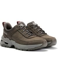Caterpillar - Surge Hiker Lo Waxy Nubuck Dark Gull Lace-Up Shoes - Lyst
