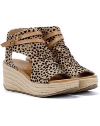 Blowfish - Lacey Women's Leopard Sandals - Lyst