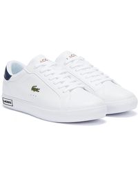 cheap white lacoste trainers
