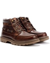 Caterpillar - Colorado Boat Mid Leather British Tan Boots - Lyst