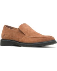 Hush Puppies - Earl Slip On Suede Chestnut Loafers - Lyst