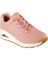 Skechers - Uno Stand On Air Zapatillas De Deporte De Poliuretano Para Mujer En Color Sonrojado - Lyst