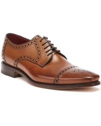 loake mens tan calf foley brogue shoes