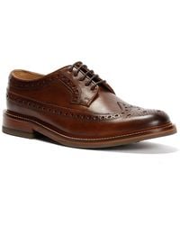 Chapman & Moore - Longwing Brogue Country Leather Choco Shoes - Lyst