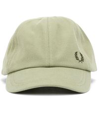 Fred Perry - Pique Classic Katoenen Munt/Nacht Groene Petten - Lyst