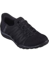 Skechers - Breathe-Easy Roll-With-Me Baskets En Maille Tricotée - Lyst
