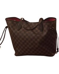 Louis Vuitton Never Full Mm Tote - Brown