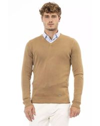 Baldinini - V-Neck Modal Cashmere Sweater - Lyst