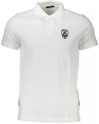 Class Roberto Cavalli - Cotton Polo Shirt - Lyst