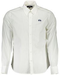 La Martina - Cotton Shirt - Lyst