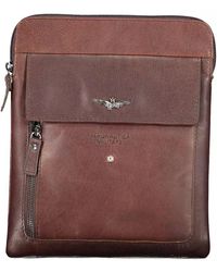 Aeronautica Militare - Elegant Leather-Poly Shoulder Bag With Contrasting Details - Lyst