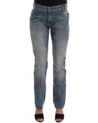 CoSTUME NATIONAL Cotton Stretch Denim Jeans Blue Sig30136