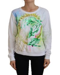 Versace - Graphic Print Long Sleeves Sweater - Lyst