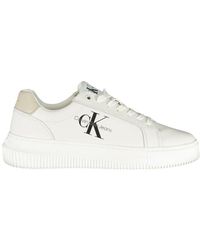 Calvin Klein - Chic Lace-Up Sneakers With Contrast Details - Lyst