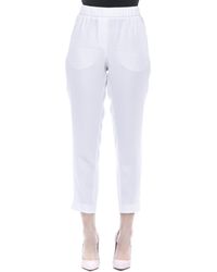 Peserico Soft Fit Regular Waist Jeans & Pant - White