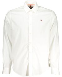 Napapijri - Elegant Cotton Long-Sleeved Shirt - Lyst