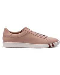 Bally - Pink Leather Sneakers - Lyst