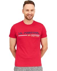 La Martina - Cotton T-shirt - Lyst