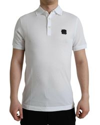 Dolce & Gabbana - Elegant Cotton Polo T-Shirt - Lyst