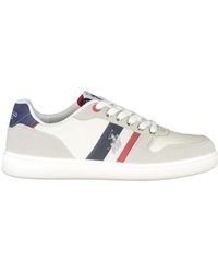 U.S. POLO ASSN. - Sleek Lace-Up Sneakers With Contrast Detailing - Lyst