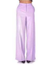 Pinko - Purple Polyester Dress - Lyst