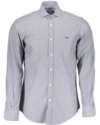 Harmont & Blaine - Sleek Organic Cotton Shirt With Logo - Lyst