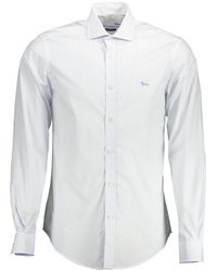 Harmont & Blaine - Elegant Cotton Shirt With Contrast Detailing - Lyst