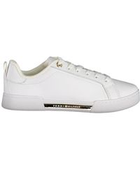 Tommy Hilfiger - Chic Lace-Up Sneakers With Contrast Detail - Lyst