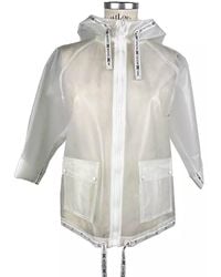 Elisabetta Franchi - Waterproof Short Jacket With Zipper Closure And Front Pockets - Lyst