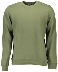 Napapijri - Green Cotton Sweater - Lyst