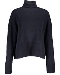 Tommy Hilfiger - Chic Turtleneck Sweater With Embroidered Logo - Lyst