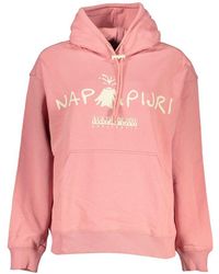 Napapijri - Chic Hooded Cotton Sweatshirt - Lyst