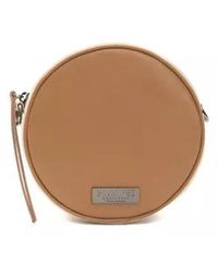 Pompei Donatella - Elegant Small Oval Leather Crossbody Bag - Lyst