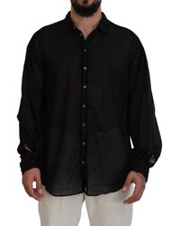 DSquared² - Dsqua2 Cotton Colla Long Sleeves Formal Shirt - Lyst