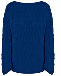 Malo - Elegant Wool-Cashmere Boat Neck Sweater - Lyst