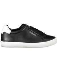 Calvin Klein - Chic Laced Sports Sneakers With Contrast Details - Lyst