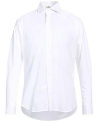 Aquascutum - White Cotton Shirt - Lyst