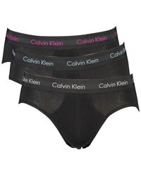 Calvin Klein - Sleek Tri-Pack ' Briefs With Contrast Details - Lyst
