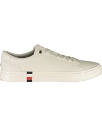 Tommy Hilfiger Dino Canvas Sneakers In White for Men | Lyst UK
