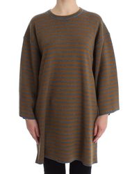 Dolce & Gabbana - Striped Oversized Sweater - Lyst