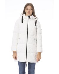 Baldinini - White Polyester Jackets & Coat - Lyst