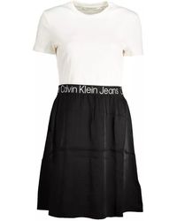 Calvin Klein - Polyester Dress - Lyst