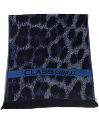 Class Roberto Cavalli - Animalier Fantasy Logo Luxury Scarf - Lyst