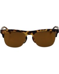 Dolce & Gabbana - Gold Acetate Havana Dg430a Sunglasses - Lyst