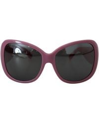 Dolce & Gabbana - Chic Oversized Uv-Protection Sunglasses - Lyst