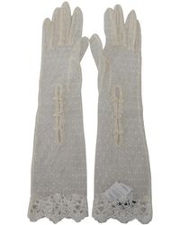 Dolce & Gabbana - Elegant Elbow Length Gloves - Lyst