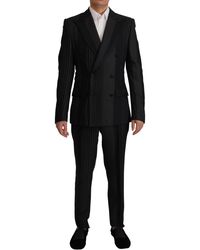 Dolce & Gabbana - Elegant Striped Slim Fit Two-Piece Suit - Lyst