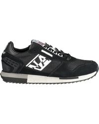 Napapijri - Black Polyester Sneaker - Lyst