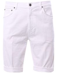 Dondup - Chic Stretch Cotton Bermuda Shorts - Lyst